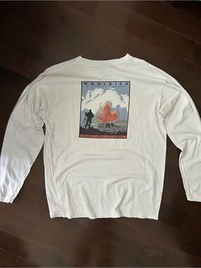 Vintage Woolrich Discovery Channel Long Sleeve Hiking Outdoor Photography Shirt